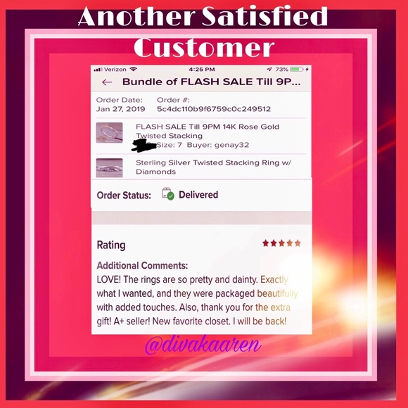 Rose Quartz 18k Gold Knotted Ring - Picture 9 of 9